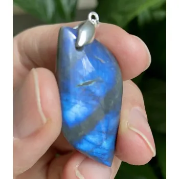 Labradorit přívěsek se stříbrem