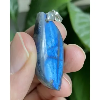 Labradorit přívěsek se stříbrem