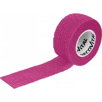 Samodržící elastické obinadlo Recovital – 2,5 cm x 4,5 m, růžová, hypoalergenní