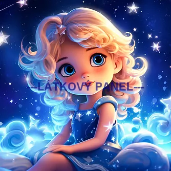 Látkový panel - Dětský - DE-216 Velikost: 20x20cm, Materiál: Bavlna