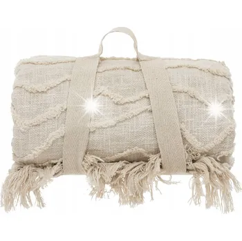 Přehoz na lůžko Přehoz na postel Daisy 240x260 béžový