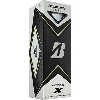 Golfový míček BRIDGESTONE Tour B X golfové míčky (3 ks) + Dárková krabička týček