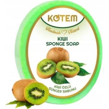 Mýdlo MÝDLO HOUBIČKA s vůní kiwi 2 v 1 125 g turecké mýdlo