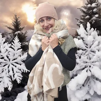 Šála Maxi šála Barva: Béžová, Size system: One size