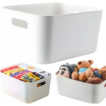 Úložný box ÚLOŽNÝ BOX ORGANIZÉR KOŠÍK S UCHYTY UNIVERZÁLNÍ 22x27 CM