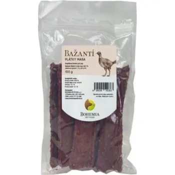 Krmivo pro psa Bohemia Pet Food BOHEMIA plátky Bažantí 100g