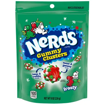 Bonbon Nerds Gummy Clusters Frosty žvýkací bonbony ve skořápce s ovocnými příchutěmi 226 g