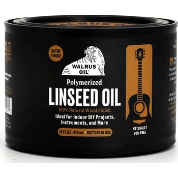 barva a nátěr na dřevo Walrus Oil Polymerized Linseed Oil Velikost balení: 473 ml