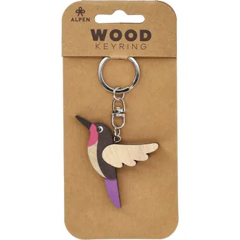 Přívěsek Dřevěný přívěsek Kolibřík