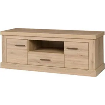 Televizní stolek Stolek TV 143 Amber AR9, 143 x 53 x 44 cm, dub divoký, borovice bílá, stirling