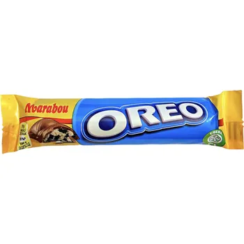 Čokoláda Marabou čokoládová tyčinka s vanilkovou náplní s kousky sušenek Oreo 37 g