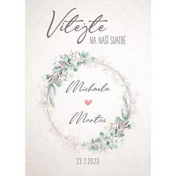 Svatební dekorace Vítací cedule 252