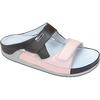 Dámská zdravotní obuv Pantofle ZORA zdravotní obuv dámská šedorůžová 7Z-J16/1-5/1 Medistyle 37