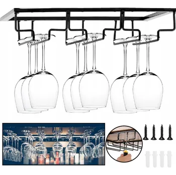 Obraz STOJAK NA KIELISZKI DO WINA POD SKŘÍŇKU, ZÁVĚSNÝ DRŽÁK NA SKLENIČKY