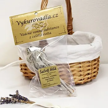 Čajovna Bílá šalvěj šamanský vykuřovací svazek