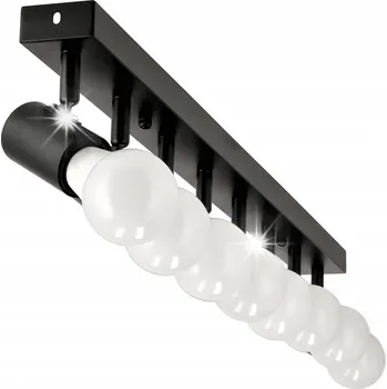 Stropní svítidlo LED Závěsné Lištové Nastavitelné 8x E27 LOFT Pevná Konstrukce