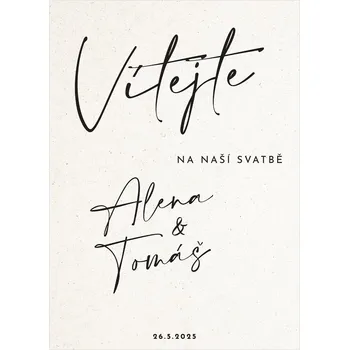 Svatební dekorace Vítací cedule 348