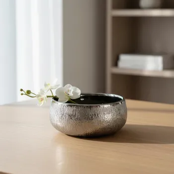 Dekorační miska, stříbrná 496308