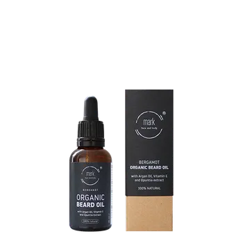Péče o vousy MARK organic beard oil - ošetřující olej na bradu a vousy