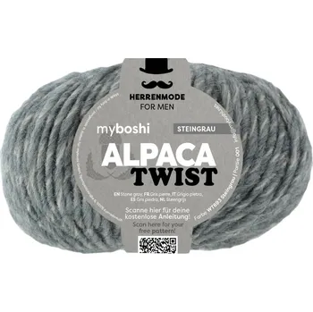 Příze Příze myboshi Alpaca Šedý kámen