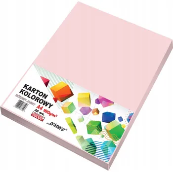 Papír Technický papír barevný světle růžový A4 160g 20 listů