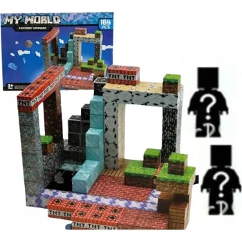 ostatní stavebnice Stavebnice Minecraft 184 dílků, 2 figurky pro děti od 6 let