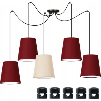 Závěsné svítidlo Skylighting Maya 5-bodové, patice E27