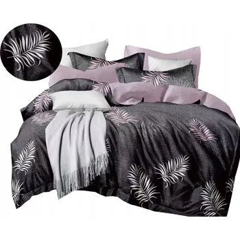 Povlečení Povlečení povlečení teplé 200x220 + povlaky na polštáře ČESKÁ VÝROBA 3 dílné, květiny, lístky