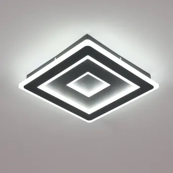 LED panel čtvercový Comely 30 x 30 x 5 cm černý