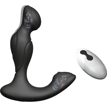 Sensual A126 Vibrační masér prostaty s dálkovým ovládáním 13 cm, 10 vibračních režimů