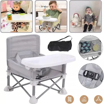 Jídelní židlička Přenosná skládací zvedací sedačka pro krmení dětí a kojenců