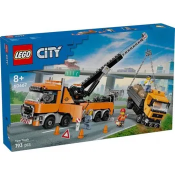 LEGO City 60467 Výkonný vyprošťovací odtahový vůz s jeřábem Stavebnice LEGO LEGO City 60467 Výkonný vyprošťovací odtahový vůz s jeřábem