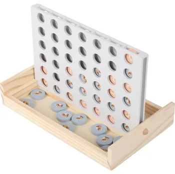 Desková hra eliNeli Dřevěné piškvorky - Zvířátka