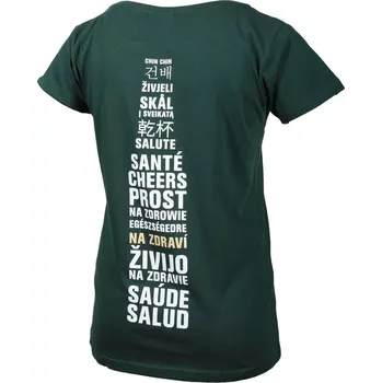 Dámské tričko Dámské tričko Pilsner Urquell Lahev zelené, vel. XXL