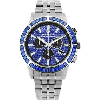 Hodinky Louis XVI XLXVI1133 Majesté Iced Out Baguette 43mm 5ATM