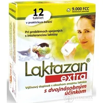 RS Pharma LAKTAZAN extra tbl 9000 FCC 12 ks