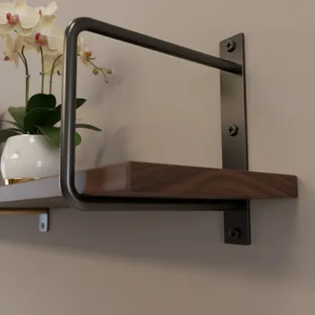 Držák na polici Interex design Držák police VICTORIA / Černá