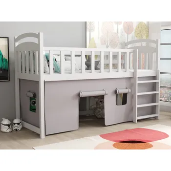 Dětská postel Dětská zvýšená postel Aramis Barva dřeva: Bílá barva, Rozměry: 80x180