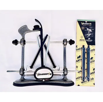 Kuchyňský nůž V-Sharp A4 Gun Metal Grey + brusné tyče Grit 600