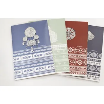 Blok Designový blok lepený Fresh, formát A4, 60listů, čtvereček - mix motivů