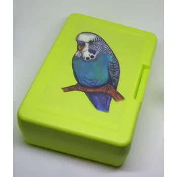 Dóza na potraviny Plastový box - andulka modrá (objem 0,9 l / 1,2 l)