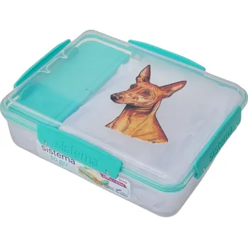 Dóza na potraviny Svačinový box Sistema - faraonský pes (objem 975 ml)