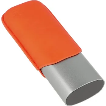 Příslušenství k zapalovači Pouzdro na 2 doutníky Angelo Alu, oranžové, 15-18cm