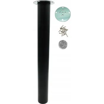 Obraz Buková noha válec fi60 mm černý lak 74 cm + montážní sada