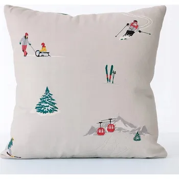 Povlak na dekorativní polštářek Vánoční Povlak Na Polštář 40 x 40 cm 100% Bavlna, Vánoce