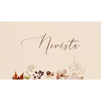 Svatební dekorace Svatební jmenovka 291