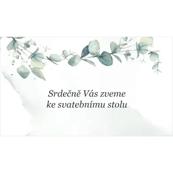 Svatební dekorace Pozvánka ke stolu 231