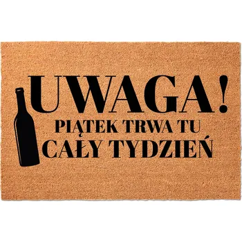 Rohožka KOKOSOVÁ VSTUPNÍ ROHOŽKA Dárek Vtipná Pod Dveře | PÁTEK CELÝ TÝDEN