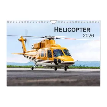 Diář Helicopter 2026 (Wandkalender 2026 DIN A4 quer), CALVENDO Monatskalender: Helicopter 2014 – Calvendo,Jens Neubert (DE)