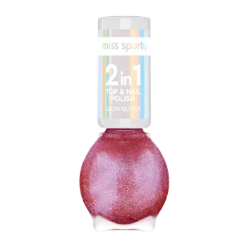 Lak na nehty miss sporty Lak na nehty Glow Glitter 80